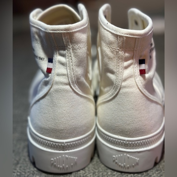 New PALLADIUM Pallabrousse Lgn Star White Boot Woman 10.5 Men 9 Unisex - Picture 6 of 7